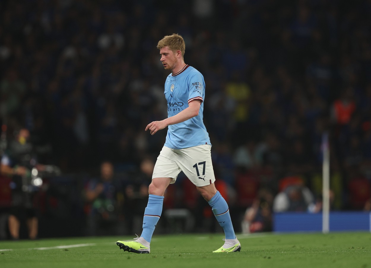 Coșmar cu repetiție pentru Kevin De Bruyne! Belgianul a aflat cât va lipsi de pe teren după ce a ieșit din nou accidentat în finala Ligii Campionilor