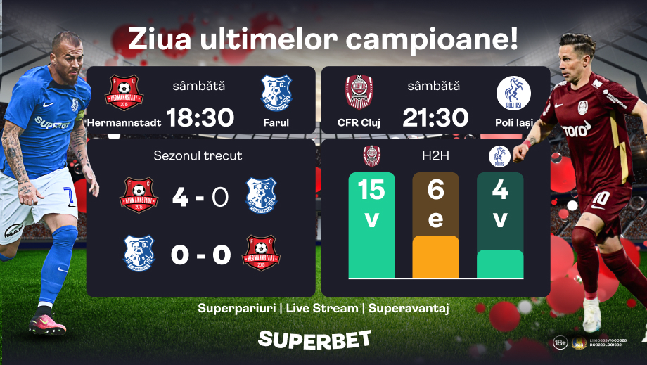 ADVERTORIAL | Super sâmbătă în SuperLigă!
