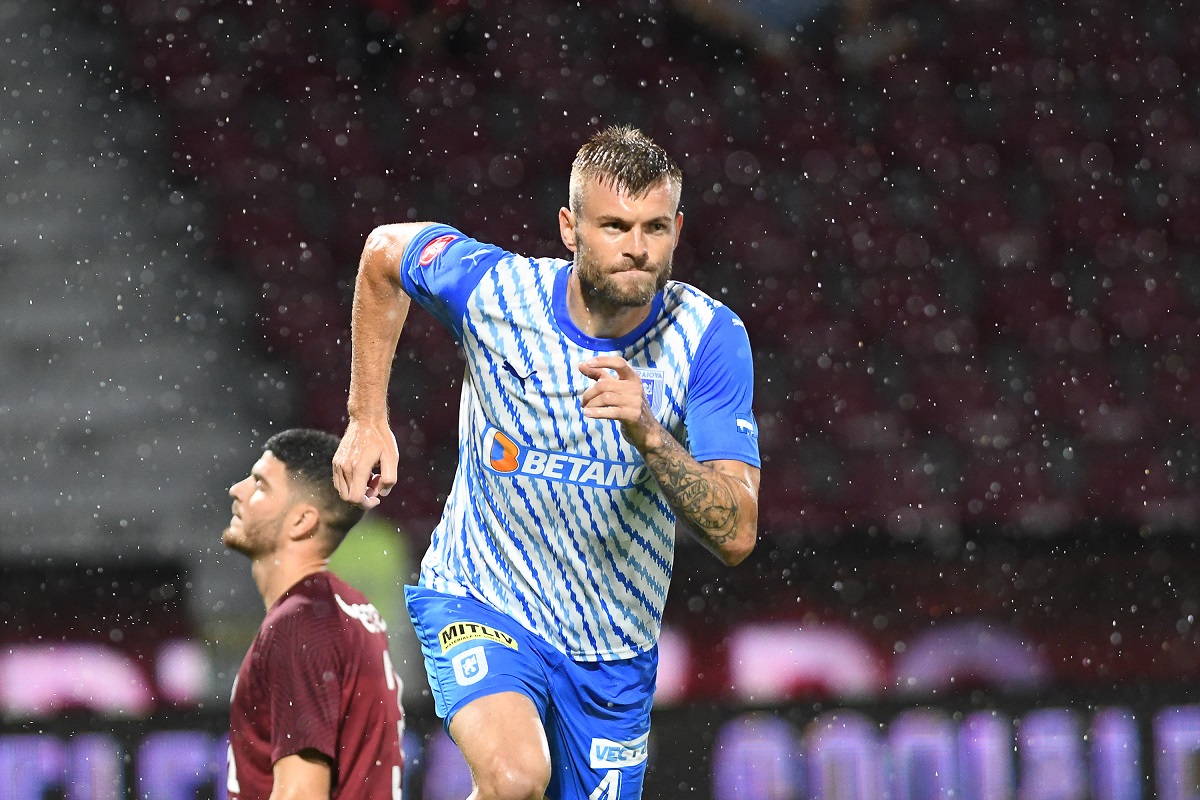 Alexandru Crețu, entuziasmat după golul superb din CFR Cluj – Universitatea Craiova 1-1: „Joc de cupe europene!”