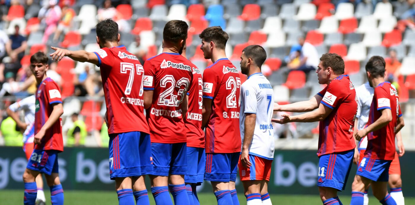 Steaua, la un pas să obțină dreptul de promovare în Superliga! Cum se fentează „precedentul” Gigi Becali: „Șanse foarte mari să se facă asocierea cu privatul”