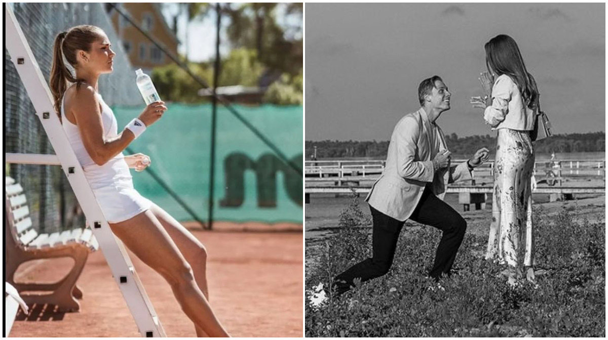 Bat clopote de nuntă în tenis! O vedetă în devenire din circuitul WTA i-a spus „Da!” numărului 23 ATP | GALERIE FOTO