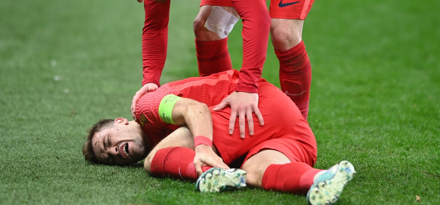 Darius Olaru s-a accidentat în meciul FC U Craiova – FCSB! Căpitanul roș-albaștrilor riscă să rateze derby-ul cu Dinamo