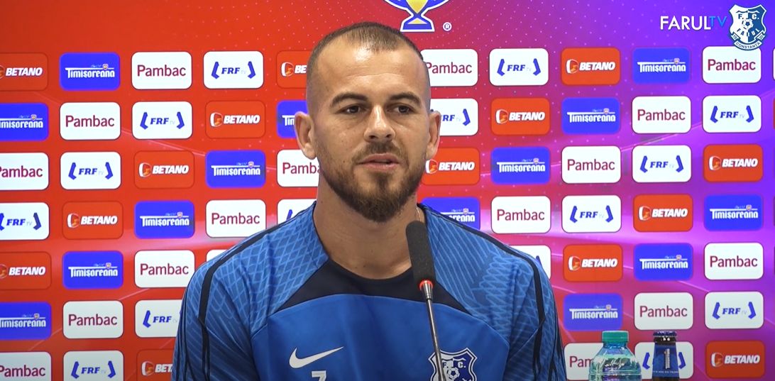 Denis Alibec vrea încă un trofeu cu Farul Constanța: „Suntem pregătiți de luptă!” | VIDEO
