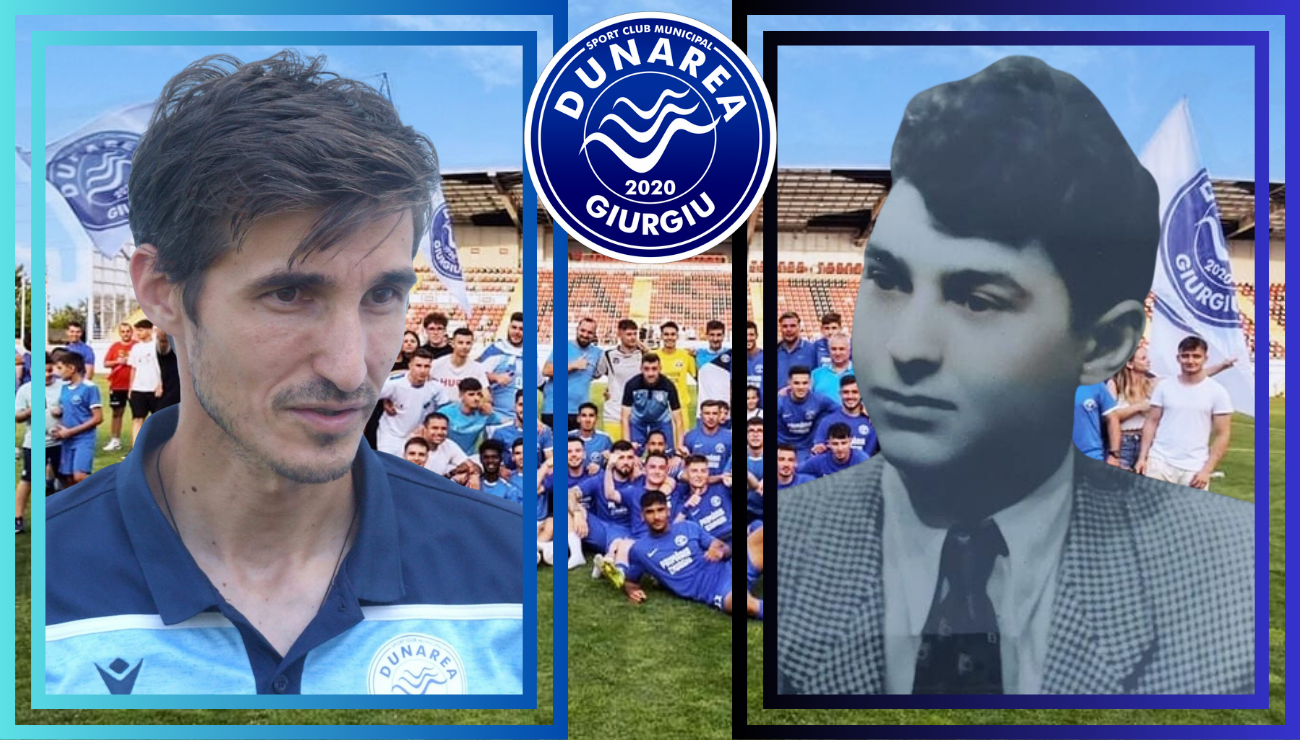 Dinastia Nemțescu! Nepotul Andrei a promovat Dunărea Giurgiu în Liga 3, la fel cum a făcut-o bunicul Niculae în trecut! Povestea unui club legendar readus la viață: „Vrem să reașezăm numele acestui oraș pe harta fotbalului” | EXCLUSIV