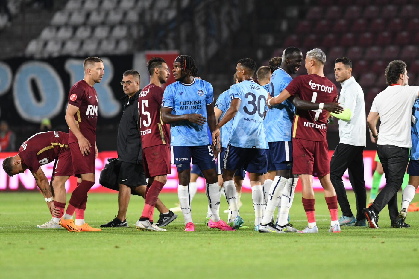 Iureș la vestiare după CFR Cluj – Adana 1-1! Atac frontal: „Au tăbărât pe arbitru!”