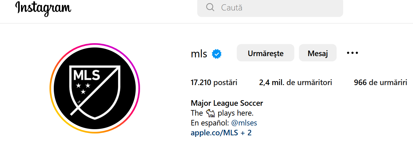 Captură: Instagram/ MLS