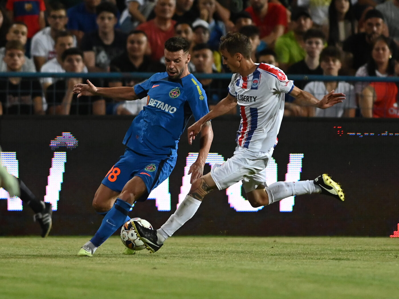 Oțelul Galați – FCSB 0-2, Live Video Online în etapa 3 din Superliga | Compagno închide meciul în prelungiri!