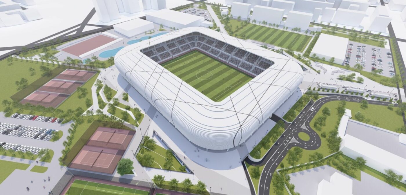 OZN de 65 de milioane de euro într-un oraș din România! Noul stadion ultramodern va purta numele unui fotbalist de legendă