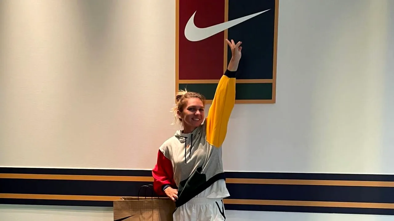 Surpriza de care a avut parte Simona Halep într-un magazin Nike din Constanța, după nouă luni în care n-a mai îmbrăcat echipamentul gigantului american | FOTO