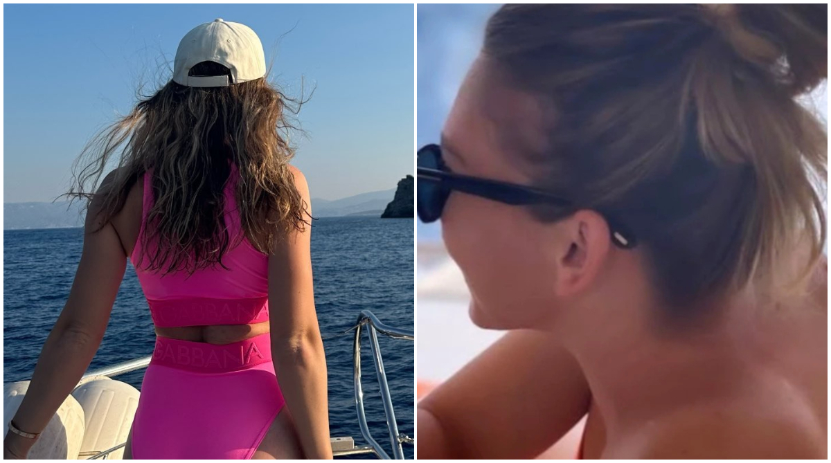 Simona Halep, cu brandul la vedere! Cât costă costumul de baie în care sportiva a înnebunit internetul | FOTO