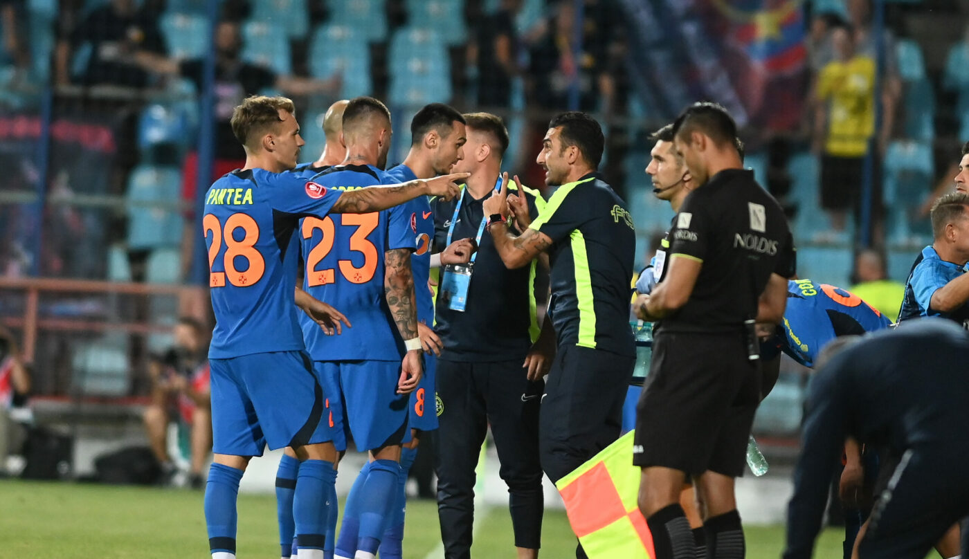 Oțelul Galați – FCSB 0-2, în etapa 3 din Superliga | Euro-golul lui Octavian Popescu și reușita lui Compagno din prelungiri au făcut diferența într-un meci în care Florinel Coman a ratat un penalty!