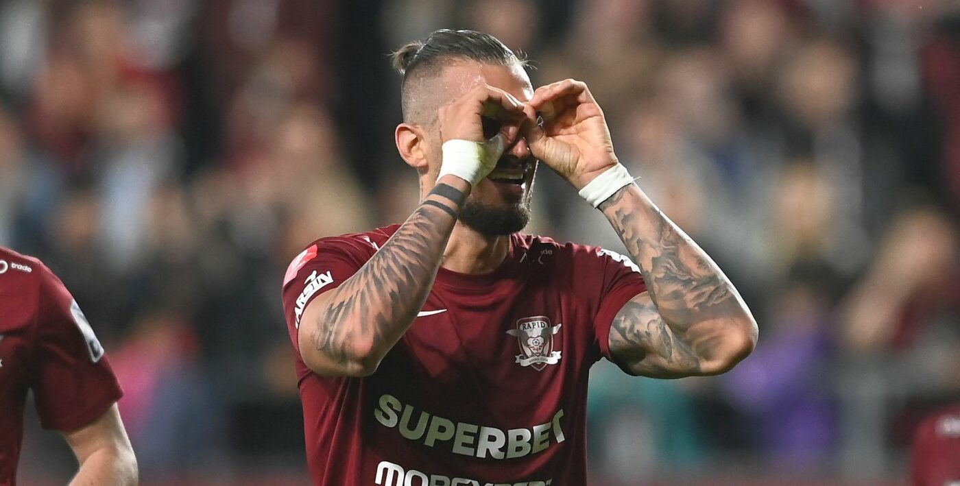 Transfer bombă! Pleacă Marko Dugandzic de la Rapid? Adi Mutu plătește o sumă imensă pe golgheter