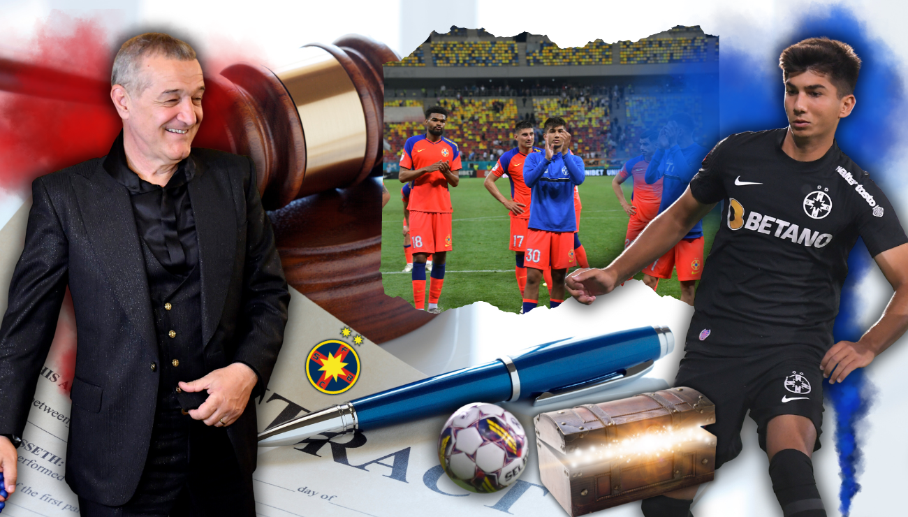 Un fotbalist de la FCSB și-a șocat colegii cu contractul pe care l-a semnat cu echipa lui Gigi Becali: clauză de reziliere halucinantă și un salariu infim | EXCLUSIV