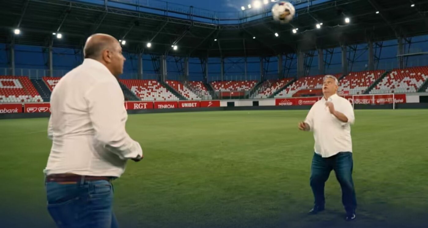 Ungurii jubilează după primirea pe care a avut-o Viktor Orban la Sf. Gheorghe. Imaginile cu Dioszegi în timp ce schimbă pase cu premierul maghiar sunt comentate în Nemzeti Sport