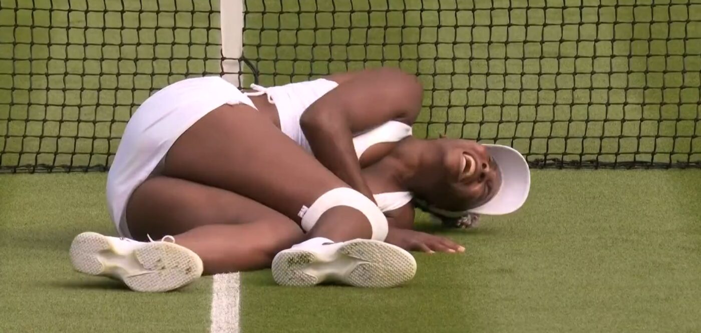 Momente horror la Wimbledon: Venus Williams s-a prăbușit pe teren și a început să urle de durere! Gestul făcut de adversara ei, Elina Svitolina | FOTO
