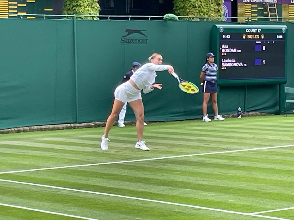 CORESPONDENȚĂ DE LA WIMBLEDON | Ana Bogdan dezvăluie, pentru ProSport, secretul victoriei surprinzătoare cu Liudmila Samsonova: „Este ca un viraj în automobilism”. EXCLUSIV