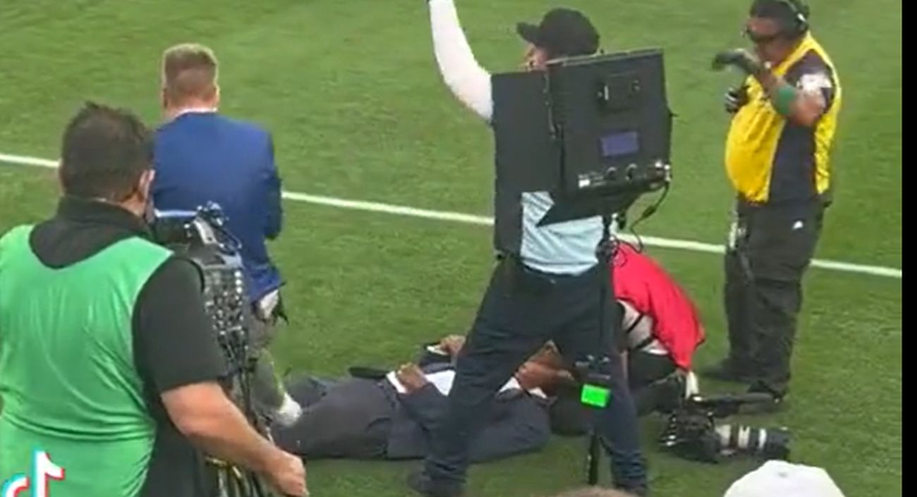 Momente de panică! Fostul mare fotbalist a leșinat în direct, în timp ce transmitea la TV informații despre meciul zilei! S-a prăbușit cu fața la pământ | VIDEO