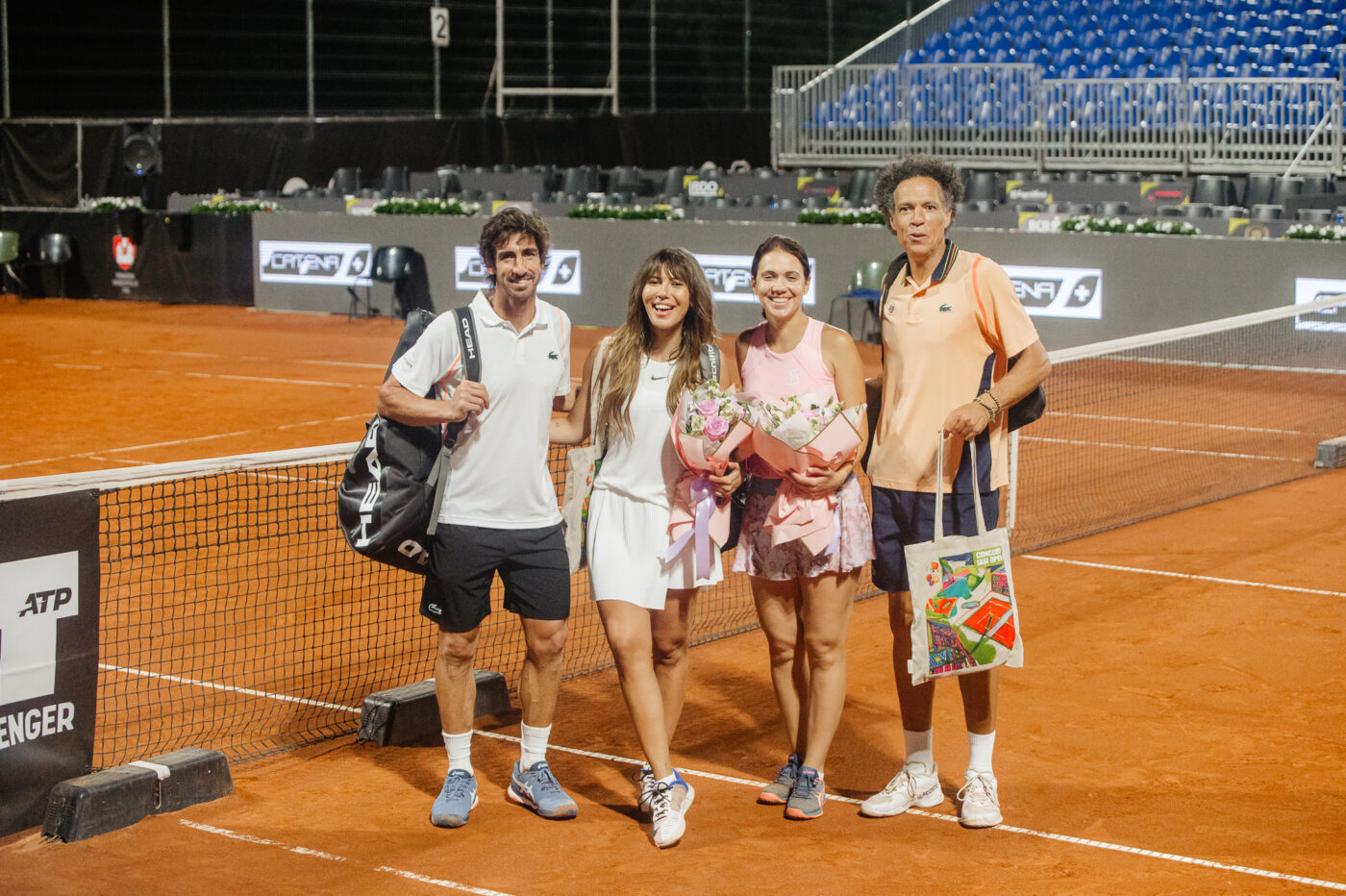 Cântăreața Sore și uruguayanul Pablo Cuevas au câștigat „finala” la dublu mixt în fața perechii Raluca Olaru – Younes El Aynaoui! Spectacol pe zgură | SPECIAL