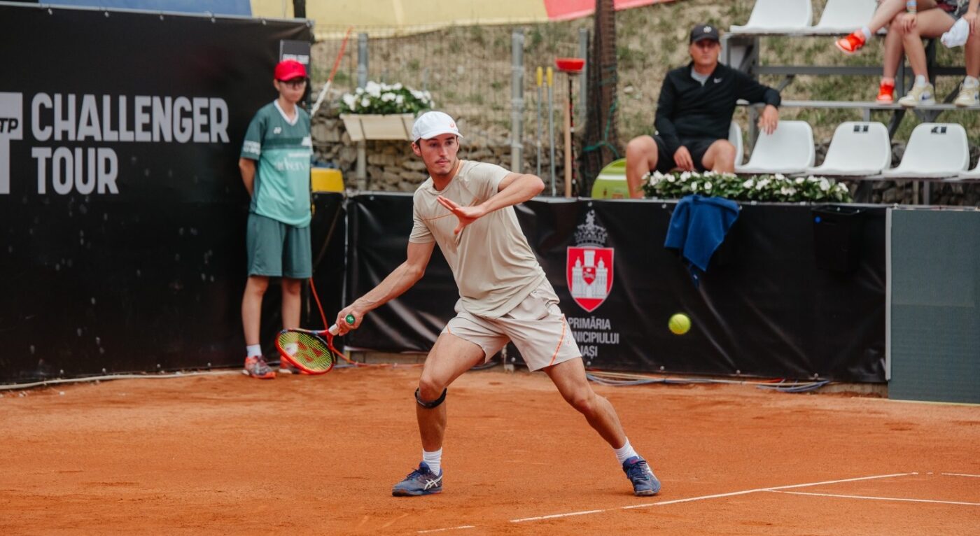 Nicholas David Ionel, eliminat încă din primul tur la Concord Iași Open, după ce a beneficiat de două mingi de meci