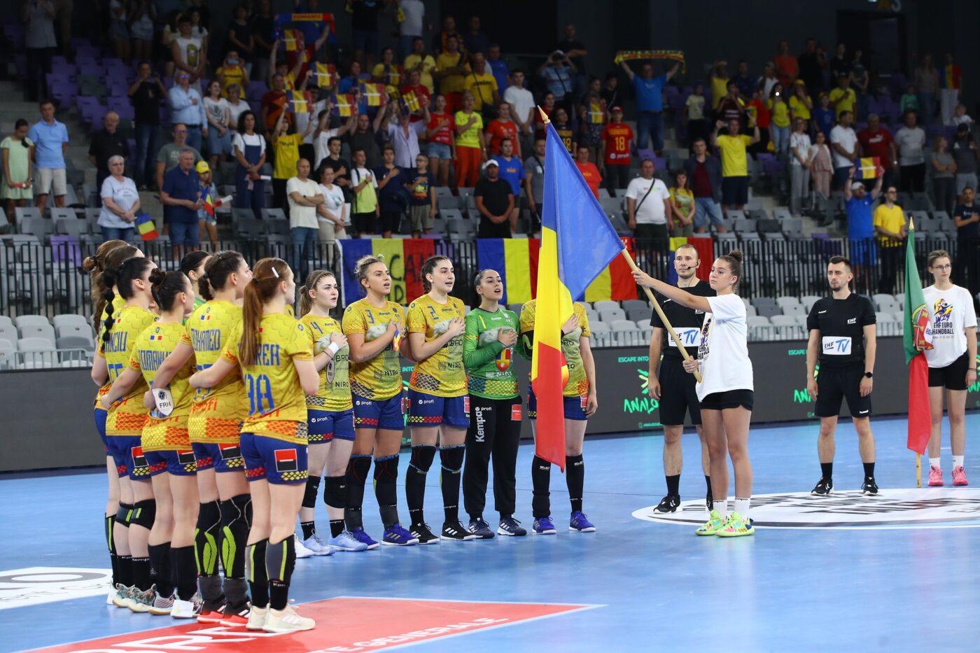 România Under 19, în primele 8 naționale de handbal feminin din Europa! Victorie dramatică la Pitești contra Germaniei, eram condamnați să câștigăm la 4 goluri diferență. Cât s-a terminat partida