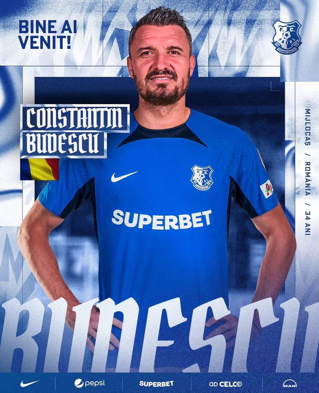 E oficial. Constantin Budescu a semnat cu Farul și va lucra cu Gheorghe Hagi