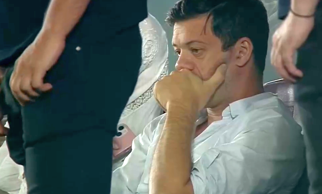 Minoritarul Victor Angelescu, într-o ipostază cum nu a mai fost văzut vreodată! Ce nu s-a dat, în direct, la TV, dar a fost filmat pe stadionul Giulești!