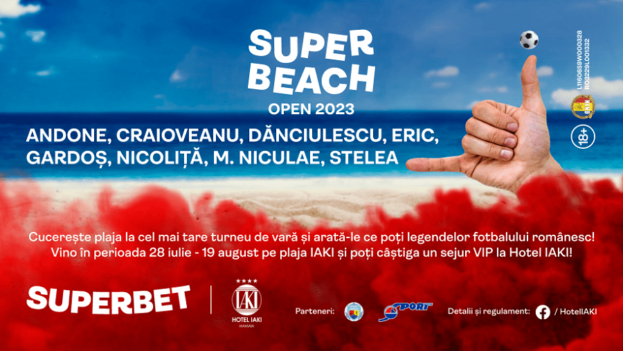ADVERTORIAL | SUPERBEACH OPEN 2023. Cine va câștiga turneul final din 26 august de pe plaja IAKI din Mamaia?