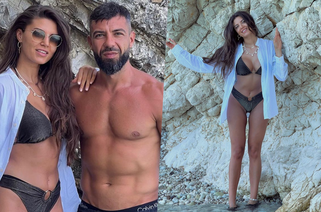 „Perla Banatului, tată!”! Iubita tinerică a lui Marius Constantin a făcut furori la plajă. Miruna Lazea, partenera fotbalistului din Superliga, arată bestial | GALERIE FOTO