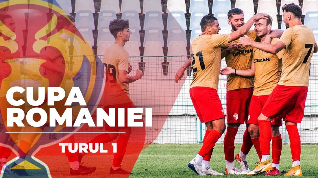Turul 1 al Cupei României se dispută astăzi. Trei echipe sunt calificate la ”masa verde” în faza următoare a competiției