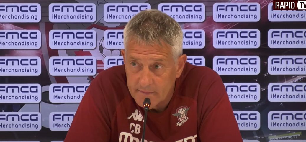 Cristiano Bergodi se ține tare pe poziții înainte de Rapid – Petrolul: „Eu știu ce fac! Nu am presiune”