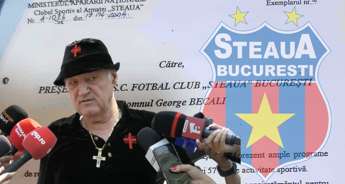 Documente care răstoarnă situația în războiul FCSB – CSA! În 2004, comandantul Stelei refuza să îi dea marca lui Gigi Becali: „Nu ne permit acest lucru!”