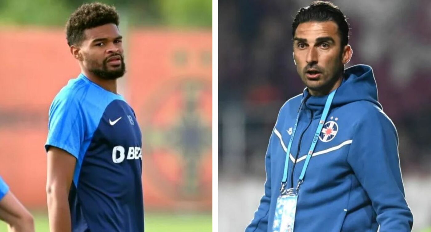 Elias Charalambous pare că abia a așteptat să scape de Malcom Edjouma! Gestul care trădează că antrenorul FCSB nu prea îl suporta pe mijlocașul francez: „E istorie”