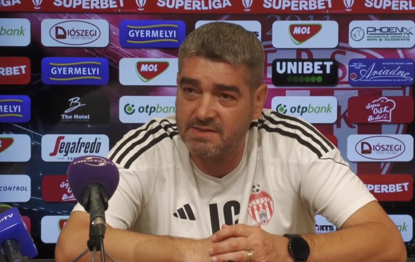 Liviu Ciobotariu, în corzi înainte de Sepsi – Bodo/Glimt, din play-off-ul Conference League: „M-a deranjat!”