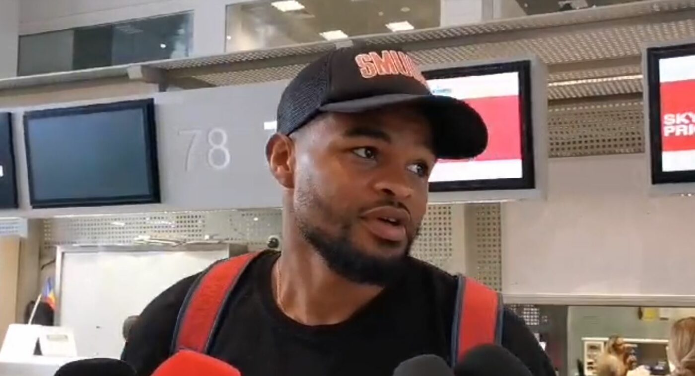 Malcom Edjouma a părăsit România pentru Italia, unde va semna cu Bari! Ce mesaj a transmis pentru FCSB direct din aeroport: „Asta le urez!” | VIDEO