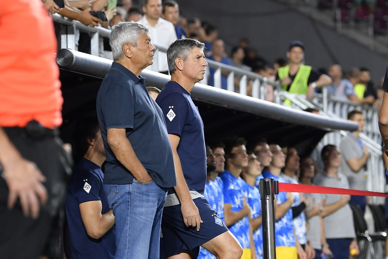 Meci spectaculos în Giulești! Dinamo Kiev și Beșiktaș s-au duelat în partida tur a dublei din play-off-ul Conference League iar trupa lui Mircea Lucescu a pierdut dramatic, cu 2-3, după un gol marcat de turci în prelungiri! | FOTO
