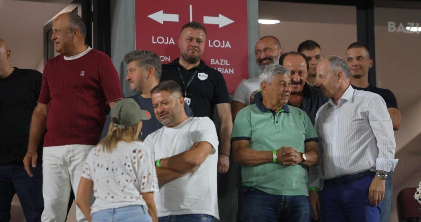 Mircea Lucescu, spectator de lux la Rapid – Petrolul Ploiești! Prezent în Giulești alături de Dan Șucu, Nicolae Cristescu și Mircea Geoană | FOTO