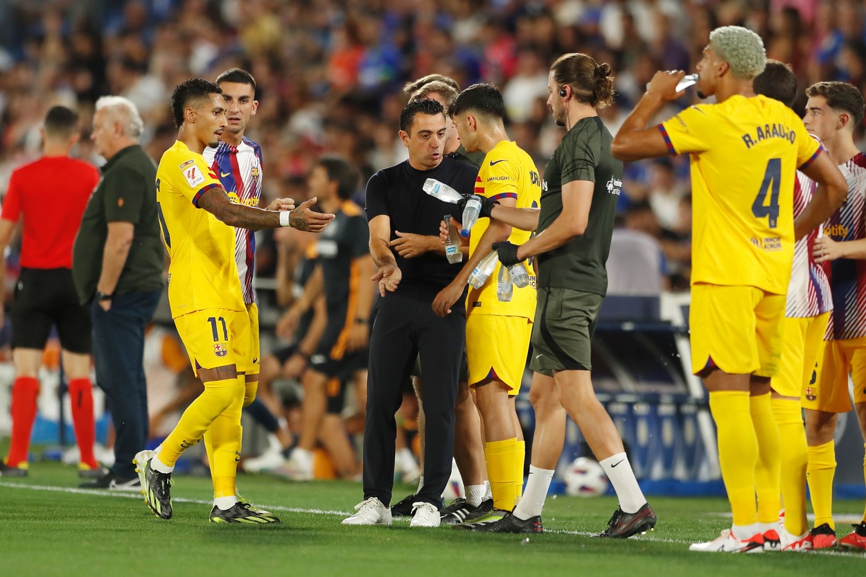 O nouă veste proastă pentru Barcelona! Xavi și Raphinha și-au aflat „sentințele”, după eliminările din meciul cu Getafe