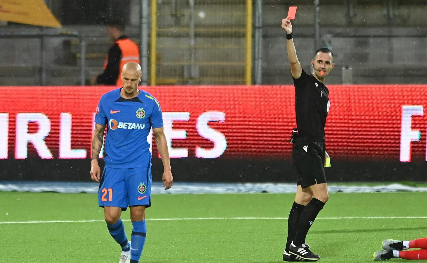 Prima reacție a lui Vlad Chiricheş după ce a luat cartonaș roșu în Nordsjaelland – FCSB 2-0 și Gigi Becali l-a criticat la TV: „De asta îmi pare rău!”