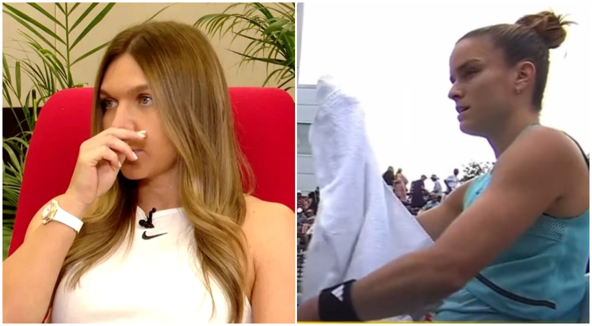 Simona Halep, ironizată incredibil la US Open după ce Maria Sakkari a simțit miros de marijuana pe teren: „Ea trebuie să fi fost!” VIDEO