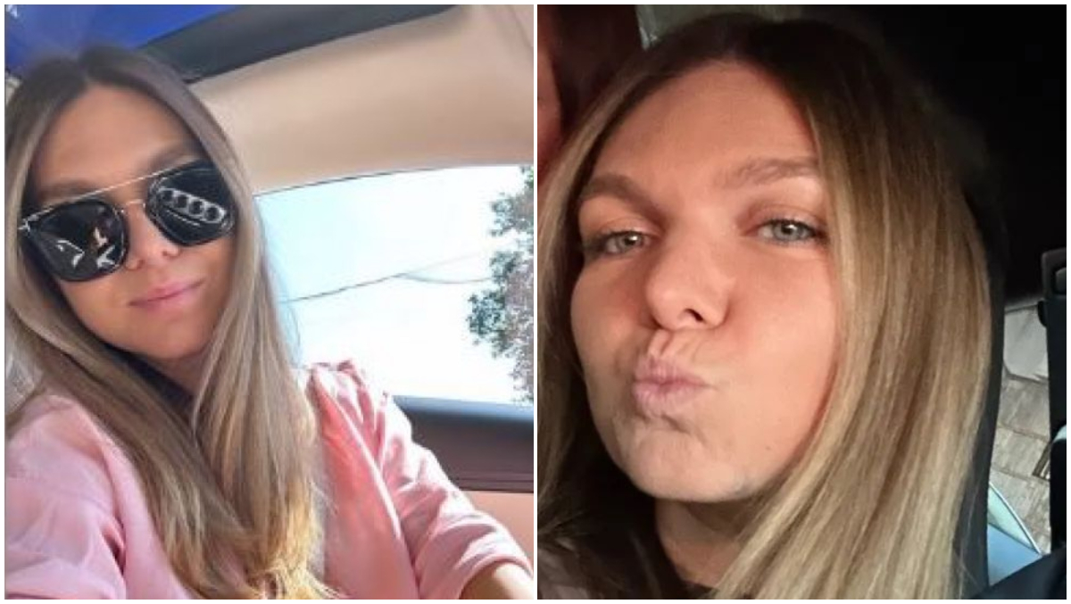 Alături de cine s-a plimbat Simona Halep, când toată lumea credea că e devastată: „Ce scumpi!” Selfie spectaculos făcut de „Simo” în mașină | FOTO