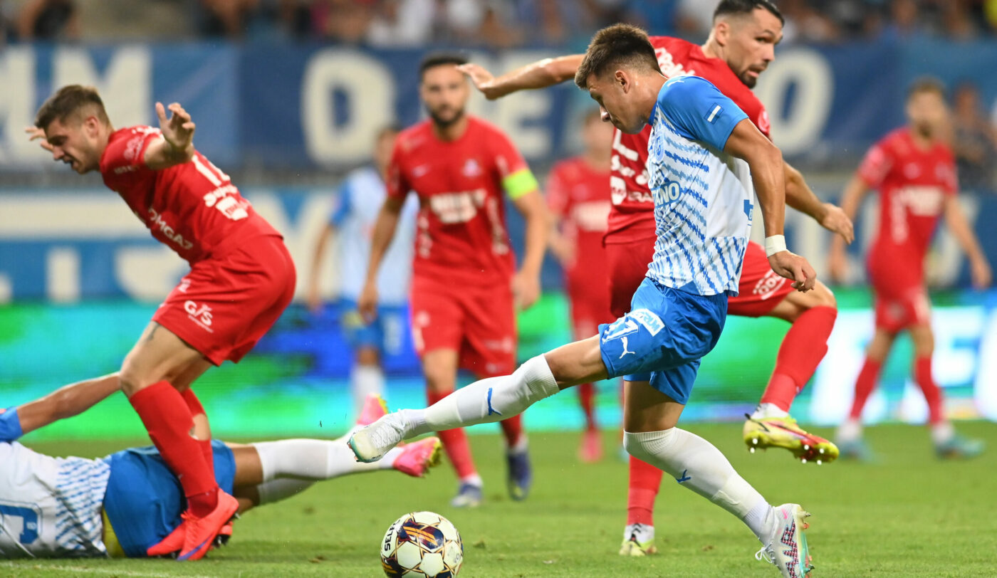 Universitatea Craiova – Hermannstadt 1-0, în etapa a patra din Superliga | Laurențiu Reghecampf, prima victorie de la revenirea în Bănie!