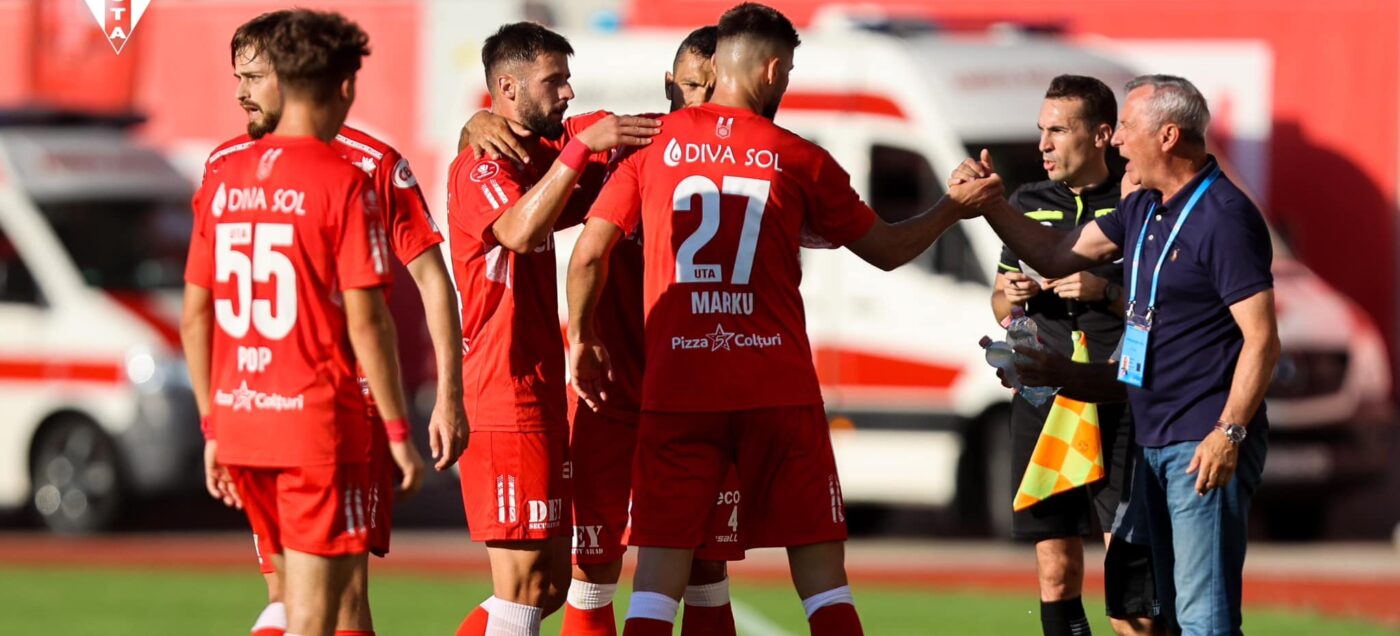 UTA Arad – Poli Iași 1-0, Live Video Online, în etapa a patra din Superliga | Gol anulat al ieșenilor, pentru o poziție de offside!