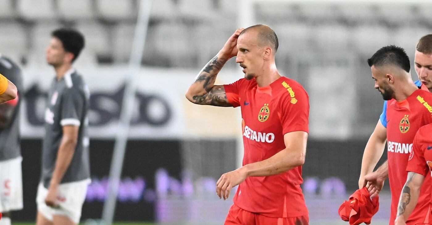 Vlad Chiricheș completează seara erorilor la FCSB! Marele pariu al lui Gigi Becali pentru acest sezon a fost eliminat în meciul decisiv cu Nordsjaelland și și-a „îngropat” echipa