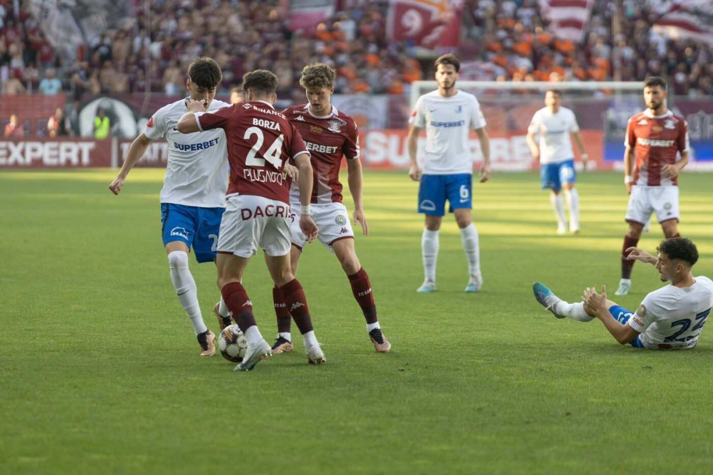 Rapid – Farul Constanța 3-1, în etapa a 6-a din Superliga | Giuleștenii reușesc a doua victorie din acest sezon chiar împotriva campioanei!