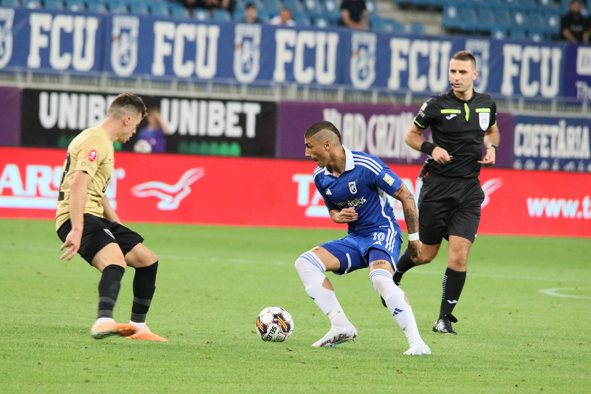 FC U Craiova – FC Voluntari 3-1, în etapa a cincea din Superliga | Nicolae Dică obține prima victorie pe teren propriu la echipa din Bănie, după un recital ofensiv oferit în prima repriză!