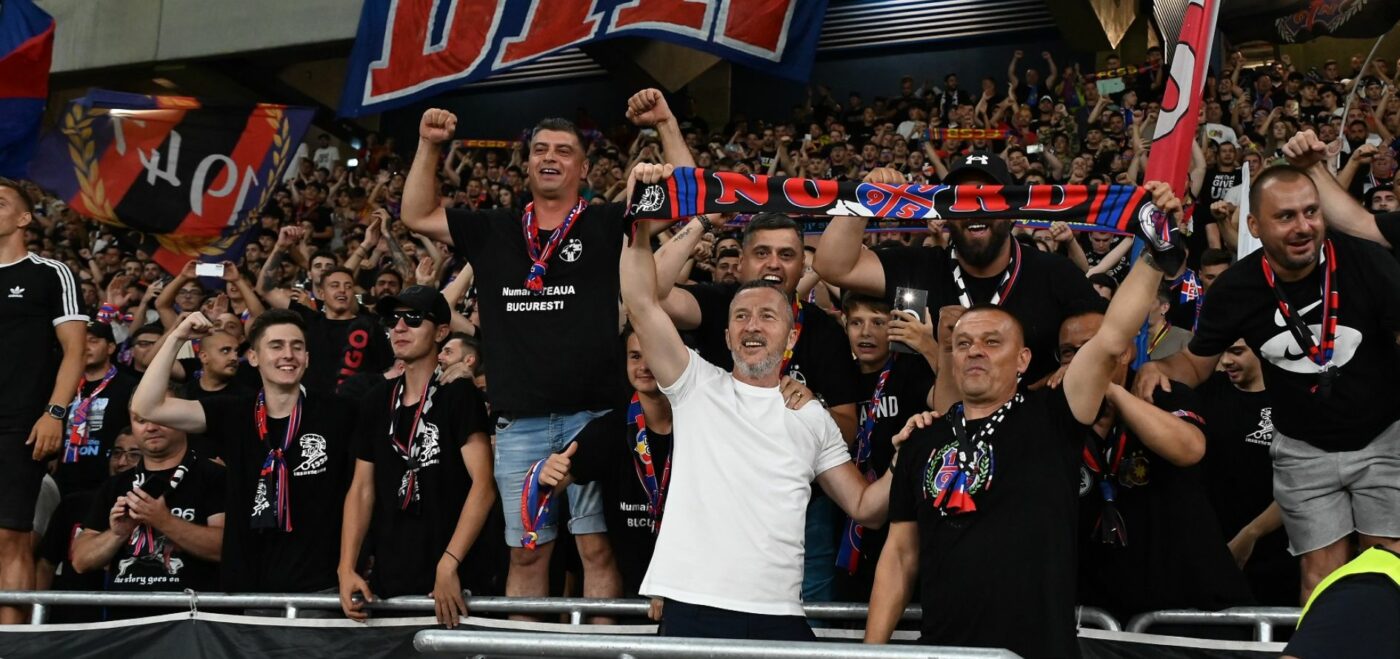 Războiul între ultraseriile FCSB și CSA se întețește! Liderul Peluzei Sud contestă supremația Peluzei Nord și recordul de audiență de pe stadionul Steaua: „Au fost scaune goale! Noi, cu Dinamo, în Liga 2, am avut goale doar scările”