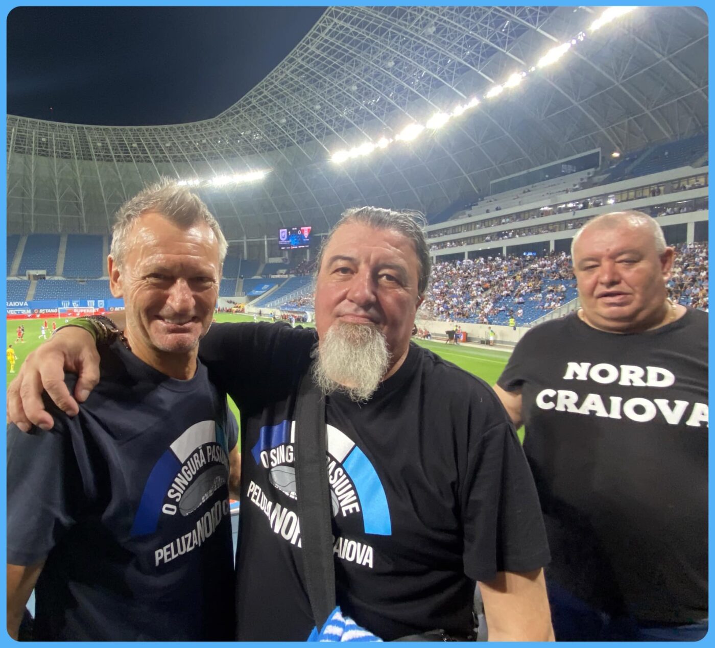 Dat afară de Mihai Rotaru, Gică Craioveanu şi-a găsit loc în galeria Universităţii Craiova: „Am un respect deosebit pentru Peluza Nord”