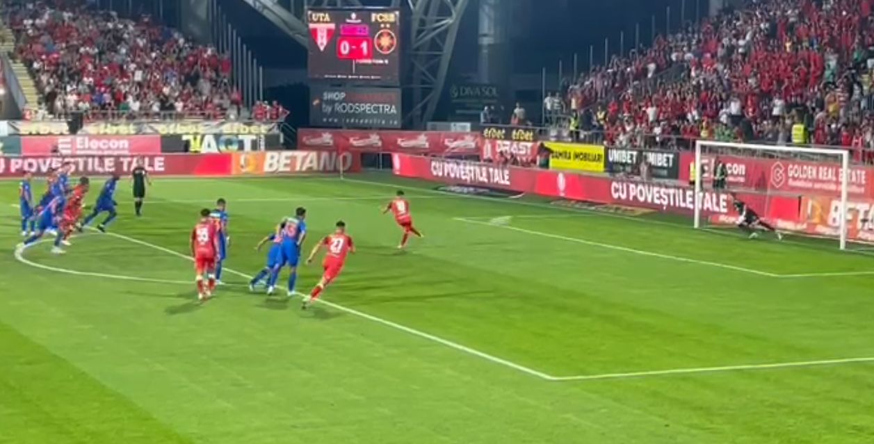 UTA Arad – FCSB 1-1, Live Video Online, în etapa a 7-a din Superliga | VAR-ul acordă penalty arădenilor care restabilesc egalitatea!