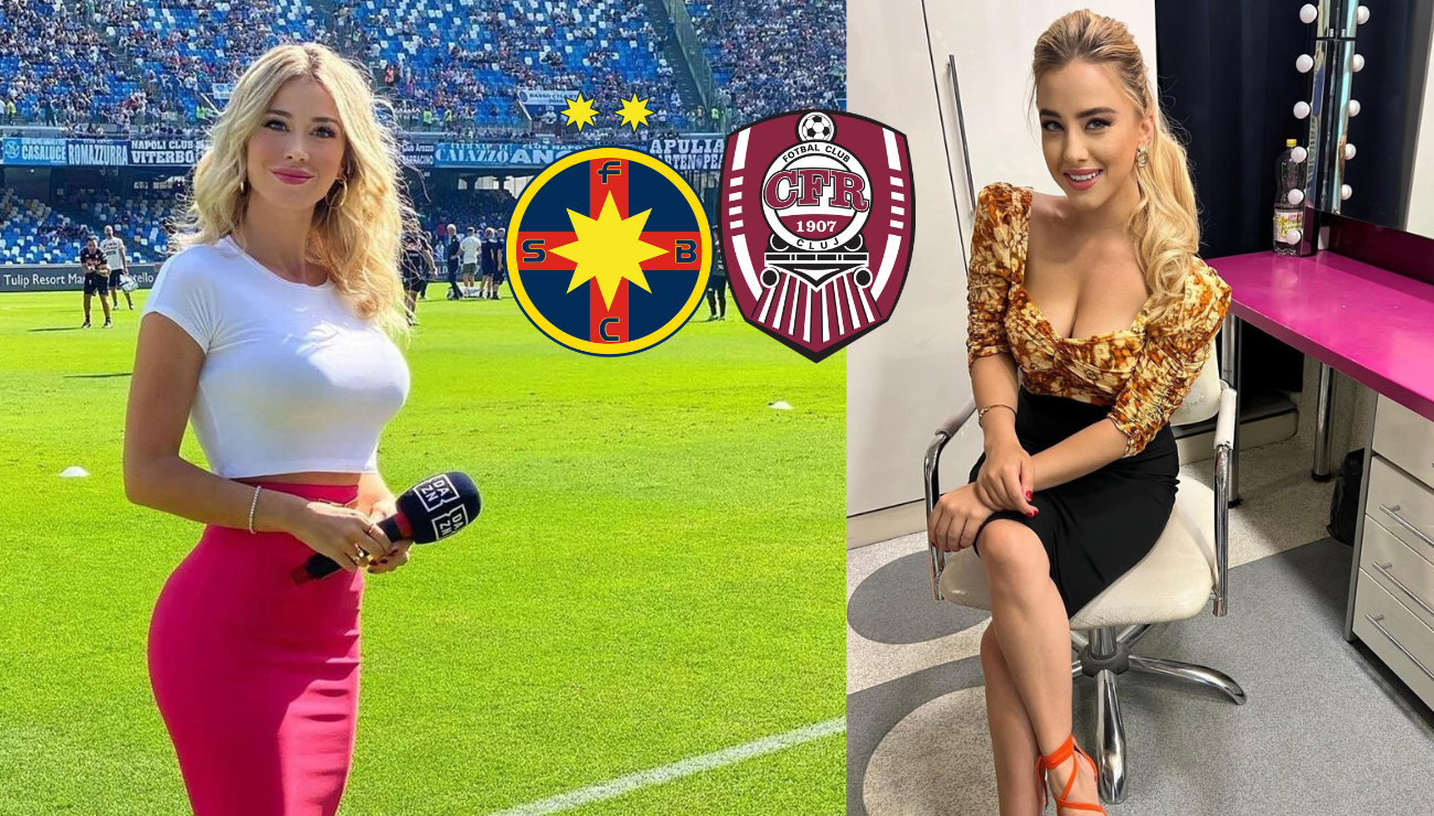 „Diletta Leotta de Moldova” deschide Ghencea pentru FCSB! Bomba sexy care va fi urmărită de 30.000 de fani la derby-ul cu CFR Cluj promite show total: „Voi fi aproape de fani!” | EXCLUSIV