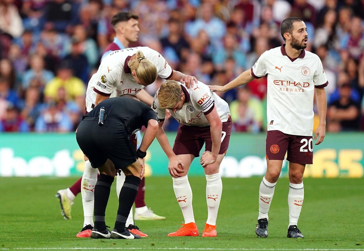 Ce lovitură pentru Pep Guardiola: Kevin De Bruyne s-a accidentat și nu mai joacă în acest an pentru Manchester City!